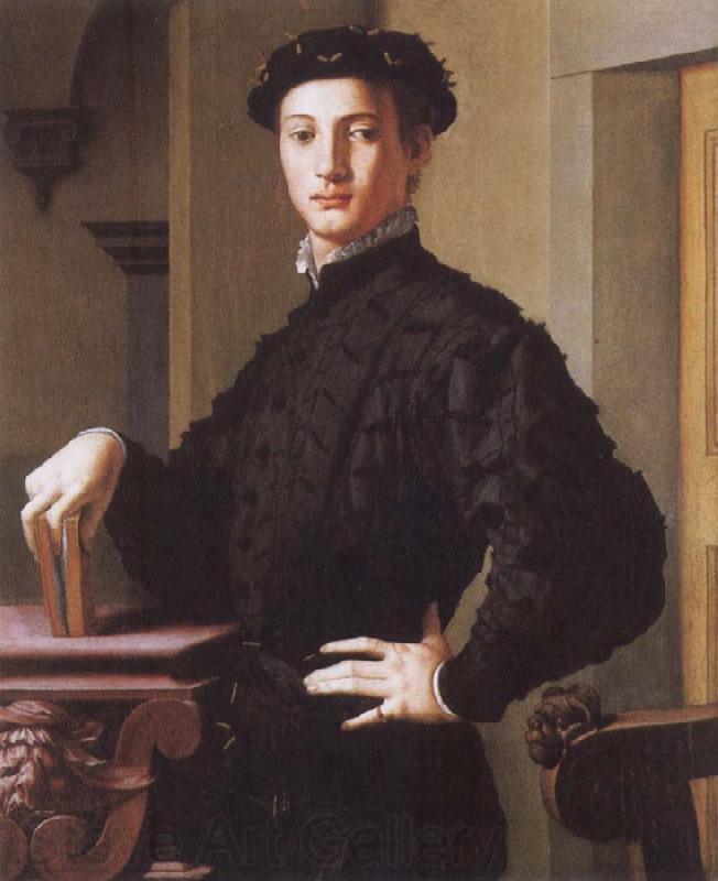 Agnolo Bronzino Portrait of a Young Man Spain oil painting art